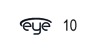 Temporal engraving for Varilux Eyezen Near Stylis Eye Protect System (ESSILOR)