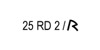 Temporal engraving for Multigressiv ® Road 2 1.67 (RODENSTOCK)